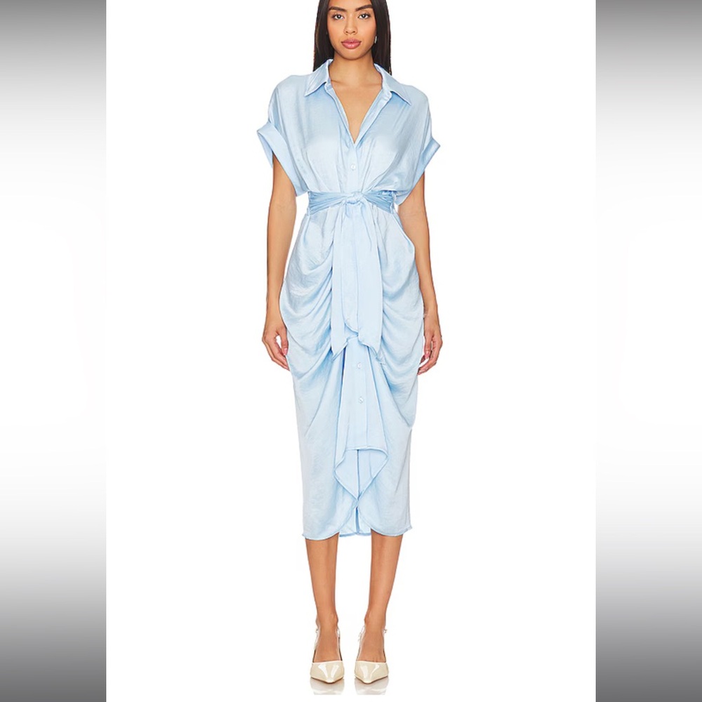 Steve Madden Light Blue Midi Dress